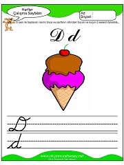 D Sesi Çalışma Sayfaları